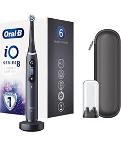 Купить Зубная щетка электрическая Oral-B iO Series 8 Limited Edition Onyx черный, картинка № 2 в Иркутске в компании Зеон