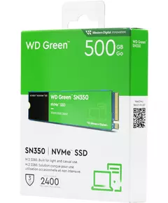 Купить SSD-накопитель Western Digital 500Gb Green SN350 PCIe 3.0 x4 M.2 2280 [WDS500G2G0C], картинка № 5 в Иркутске в компании Зеон