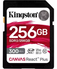 Купить Карта памяти SDXC Kingston 256Gb Canvas React Plus без адаптера [SDR2/256GB] в Иркутске в компании Зеон