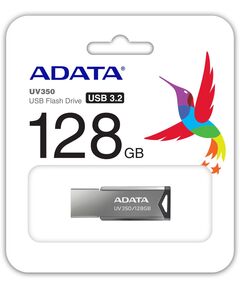 Купить Флеш-диск AData 128Gb UV350 USB3.0 серебристый [AUV350-128G-RBK], картинка № 3 в Иркутске в компании Зеон