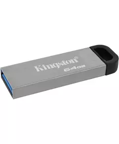 Купить Флеш-диск Kingston DataTraveler Kyson 64Gb USB3.2 серебристый/черный [DTKN/64GB], картинка № 2 в Иркутске в компании Зеон