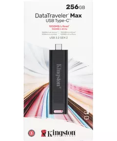 Купить Флеш-диск Kingston DataTraveler 256Gb Type-C Max USB3.2 черный [DTMAX/256GB], картинка № 6 в Иркутске в компании Зеон