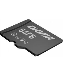 Купить Карта памяти microSDXC Digma 64Gb CARD10 V10 + адаптер [DGFCA064A01] в Иркутске в компании Зеон