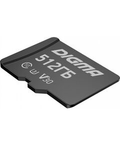 Купить Карта памяти microSDXC Digma 512Gb CARD30 V30 + адаптер [DGFCA512A03] в Иркутске в компании Зеон