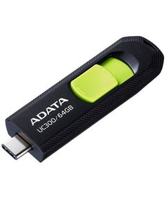 Купить Флеш-диск AData 64Gb UC300 Type-C USB3.2 черный/зеленый [ACHO-UC300-64G-RBK/GN] в Иркутске в компании Зеон