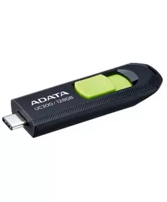 Купить Флеш-диск AData 128Gb UC300 Type-C USB3.2 черный/зеленый [ACHO-UC300-128G-RBK/GN], картинка № 2 в Иркутске в компании Зеон