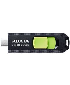 Купить Флеш-диск AData 256Gb UC300 Type-C USB3.2 черный/зеленый [ACHO-UC300-256G-RBK/GN] в Иркутске в компании Зеон