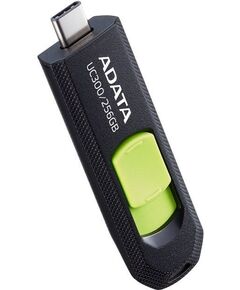 Купить Флеш-диск AData 256Gb UC300 Type-C USB3.2 черный/зеленый [ACHO-UC300-256G-RBK/GN], картинка № 3 в Иркутске в компании Зеон