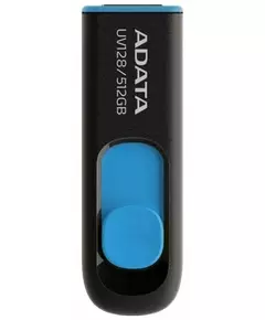 Купить Флеш-диск AData 512Gb DashDrive UV128 USB3.0 черный/синий [AUV128-512G-RBE], картинка № 2 в Иркутске в компании Зеон