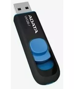 Купить Флеш-диск AData 512Gb DashDrive UV128 USB3.0 черный/синий [AUV128-512G-RBE], картинка № 3 в Иркутске в компании Зеон