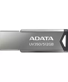 Купить Флеш-диск AData 512Gb UV350 USB3.0 серебристый [AUV350-512G-RBK], картинка № 3 в Иркутске в компании Зеон