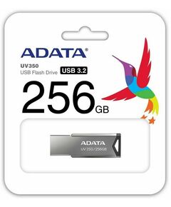 Купить Флеш-диск AData 256Gb UV350 USB3.0 серебристый [AUV350-256G-RBK], картинка № 4 в Иркутске в компании Зеон