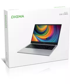 Купить Ноутбук Digma EVE C5802 N100/8Gb/256Gb SSD/Intel Graphics/WiFi/BT/Cam/5900 mAh/15.6" IPS FHD/Win11 Pro/silver [DN15N1-8CXW01], картинка № 4 в Иркутске в компании Зеон