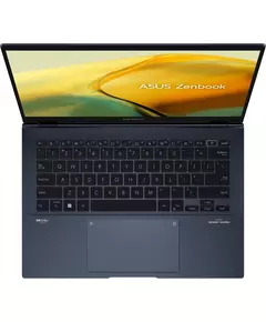 Купить Ноутбук Asus Zenbook 14 UX3402VA-KP696 Core i5 13500H/16Gb/512Gb SSD/WiFi/BT/Cam/Int/14" IPS WQXGA/noOS/blue/сумка [90NB10G1-M014W0], картинка № 2 в Иркутске в компании Зеон