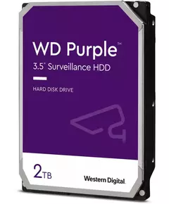 Купить Жесткий диск Western Digital 2Tb Surveillance Purple SATA-III 5400rpm 64Mb 3.5" [WD23PURZ], картинка № 3 в Иркутске в компании Зеон