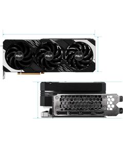 Купить Видеокарта Palit GeForce RTX 4080 SUPER GAMINGPRO OC 16Gb PCI-E 4.0 256bit GDDR6X 2295/23000 HDMIx1 DPx3 HDCP RTL [NED408ST19T2-1032A], картинка № 4 в Иркутске в компании Зеон