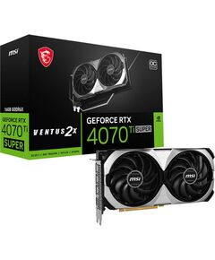 Купить Видеокарта MSI GeForce RTX 4070TI Super 16Gb PCI-E 4.0 256bit GDDR6X 2640/21000 HDMIx1 DPx3 HDCP RTL [RTX 4070 TI SUPER16GVENTUS2XOC], картинка № 3 в Иркутске в компании Зеон