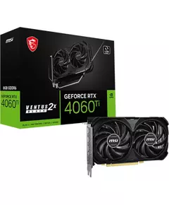 Купить Видеокарта MSI GeForce RTX 4060TI 8Gb PCI-E 4.0 128bit GDDR6 2535/18000 HDMIx1 DPx3 HDCP RTL [RTX 4060 TI 8G VENTUS 2X BL E1], картинка № 2 в Иркутске в компании Зеон