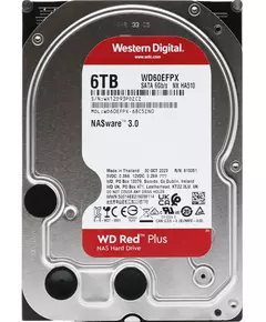 Купить Жесткий диск Western Digital 6Tb NAS Red Plus SATA-III 5640rpm 256Mb 3.5" [WD60EFPX], картинка № 4 в Иркутске в компании Зеон