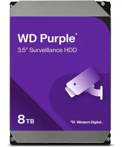 Купить Жесткий диск Western Digital 8Tb Surveillance Purple SATA-III 5640rpm 256Mb 3.5" [WD85PURZ], картинка № 2 в Иркутске в компании Зеон