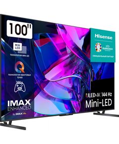 Купить ЖК-телевизор Hisense 100U7KQ 100" QLED 4K Ultra HD 120Hz DVB-T DVB-T2 DVB-C DVB-S DVB-S2 USB WiFi Smart TV темно-серый, картинка № 3 в Иркутске в компании Зеон