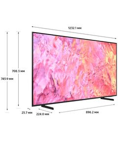 Купить ЖК-телевизор Samsung QE55Q60CAUXRU 55" QLED Q 4K Ultra HD 60Hz DVB-T2 DVB-C DVB-S2 USB WiFi Smart TV черный, картинка № 4 в Иркутске в компании Зеон