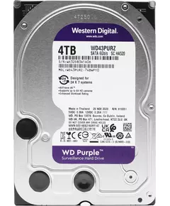 Купить Жесткий диск Western Digital 4Tb Surveillance Purple SATA-III (5400rpm) 256Mb 3.5" [WD43PURZ], картинка № 4 в Иркутске в компании Зеон