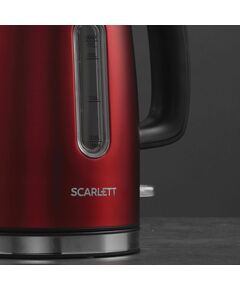 Купить Чайник Scarlett SC-EK21S83 1.7л. 2200Вт красный/черный корпус: металл, картинка № 10 в Иркутске в компании Зеон