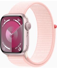 Купить Смарт-часы Apple Watch Series 9 A2978 41мм OLED корпус розовый Sport Loop ремень светло-розовый размер браслета 130-200мм [MR953LL/A] в Иркутске в компании Зеон