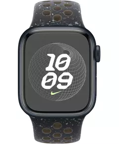 Купить Смарт-часы Apple Watch Series 9 A2978 41мм OLED темная ночь Nike Sport Band ремень темная ночь размер браслета 130-180мм [MR9L3LL/A/MUUN3AM/A], картинка № 2 в Иркутске в компании Зеон