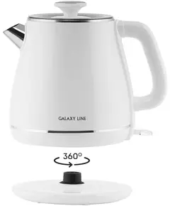 Купить Чайник Galaxy Line GL0331 1.8л. 2200Вт белый корпус: пластик, картинка № 3 в Иркутске в компании Зеон