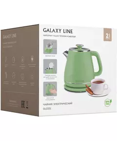 Купить Чайник Galaxy Line GL0331 1.8л. 2200Вт зеленый корпус: пластик, картинка № 5 в Иркутске в компании Зеон