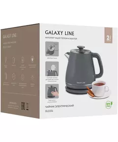 Купить Чайник Galaxy Line GL0331 1.8л. 2200Вт серый корпус: пластик, картинка № 3 в Иркутске в компании Зеон