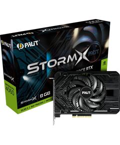 Купить Видеокарта Palit GeForce RTX 4060 8Gb PCI-E 4.0 128bit GDDR6 1830/17000 HDMIx1 DPx3 HDCP RTL (RTX4060 STORMX NVIDIA) [NE64060019P1-1070F] в Иркутске в компании Зеон