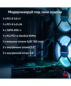 Купить ПК iRU 310SC MT i3 12100 (3.3) 8Gb SSD256Gb UHDG 730 Windows 11 Professional GbitEth 200W черный, картинка № 3 в Иркутске в компании Зеон