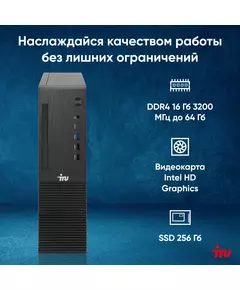 Купить ПК iRU 310SC SFF i3 12100 (3.3) 16Gb SSD256Gb UHDG 730 Windows 11 Professional GbitEth 200W черный, картинка № 21 в Иркутске в компании Зеон