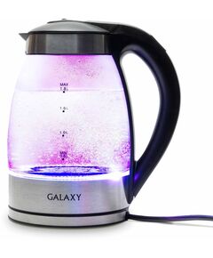 Купить Чайник Galaxy Line GL0556 1.8л. 2200Вт нержавеющая сталь/черный корпус: стекло/металл/пластик, картинка № 5 в Иркутске в компании Зеон