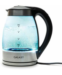 Купить Чайник Galaxy Line GL0556 1.8л. 2200Вт нержавеющая сталь/черный корпус: стекло/металл/пластик, картинка № 8 в Иркутске в компании Зеон