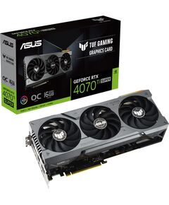 Купить Видеокарта Asus GeForce RTX 4070TI Super 16Gb PCI-E 4.0 256bit GDDR6X 2640/21000 HDMIx2 DPx3 HDCP RTL [TUF-RTX4070TIS-O16G-GAMING] в Иркутске в компании Зеон