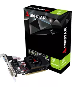 Купить Видеокарта BioStar GeForce GT 730 4Gb PCI-E 128bit GDDR3 700/1333 DVIx1 HDMIx1 CRTx1 HDCP RTL low profile (GT730-4GB D3 LP (GF108)) [VN7313TH41] в Иркутске в компании Зеон