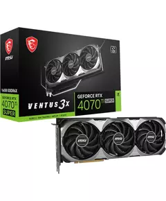 Купить Видеокарта MSI GeForce RTX 4070TI Super 16Gb PCI-E 4.0 256bit GDDR6X 2610/21000 HDMIx1 DPx3 HDCP RTL [RTX 4070 TI SUPER 16G VENTUS3X], картинка № 6 в Иркутске в компании Зеон