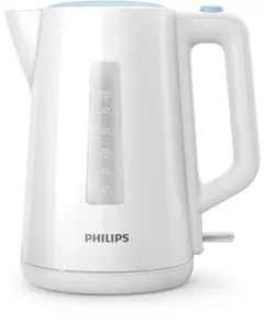 Купить Чайник PHILIPS HD9318/70 1.7 л, подставка с поворотом 360°, пластик, цвет белый/голубой в Иркутске в компании Зеон