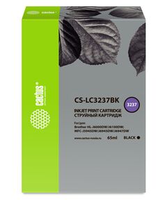 Купить Картридж струйный Cactus CS-LC3237BK черный (65мл) для Brother HL-J6000DW/J6100DW в Иркутске в компании Зеон