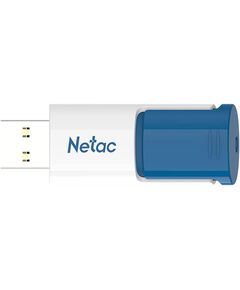 Купить Флеш-диск Netac 128Gb USB3.0 синий/белый [NT03U182N-128G-30BL] в Иркутске в компании Зеон