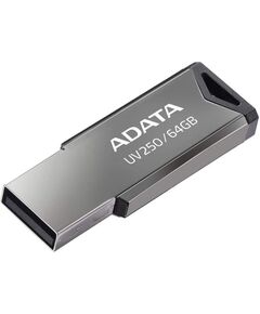 Купить Флеш-диск AData 64Gb USB2.0 серебристый [AUV250-64G-RBK], картинка № 2 в Иркутске в компании Зеон