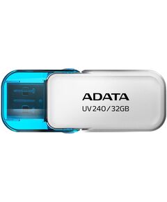 Купить Флеш-диск AData 32Gb USB2.0 белый/голубой [AUV240-32G-RWH] в Иркутске в компании Зеон