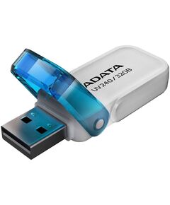 Купить Флеш-диск AData 32Gb USB2.0 белый/голубой [AUV240-32G-RWH], картинка № 2 в Иркутске в компании Зеон