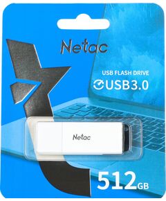 Купить Флеш-диск Netac 512Gb USB3.0 белый [NT03U185N-512G-30WH], картинка № 6 в Иркутске в компании Зеон