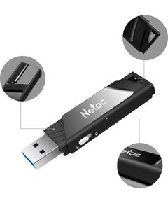 Купить Флеш-диск Netac 32Gb USB3.0 черный [NT03U336S-032G-30BK], картинка № 6 в Иркутске в компании Зеон