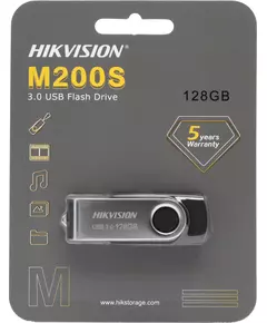 Купить Флеш-диск Hikvision 128Gb USB3.0 серебристый/черный [HS-USB-M200S/128G/U3], картинка № 2 в Иркутске в компании Зеон